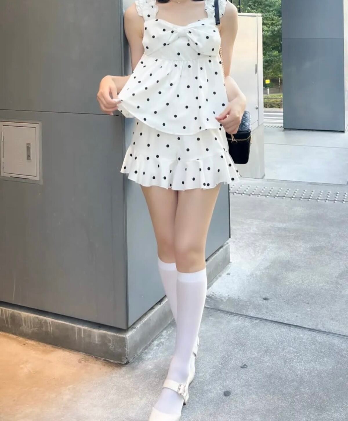 An Mille 緞帶褶邊套裝