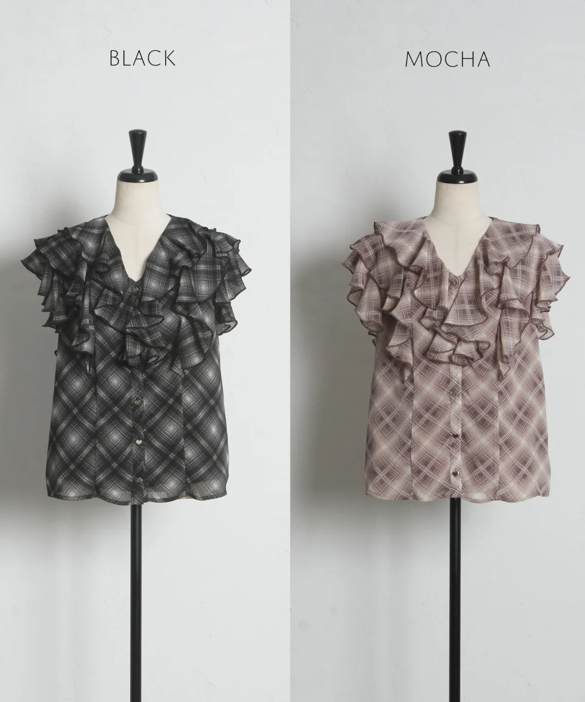 tocco closet 格子上衣 兩色