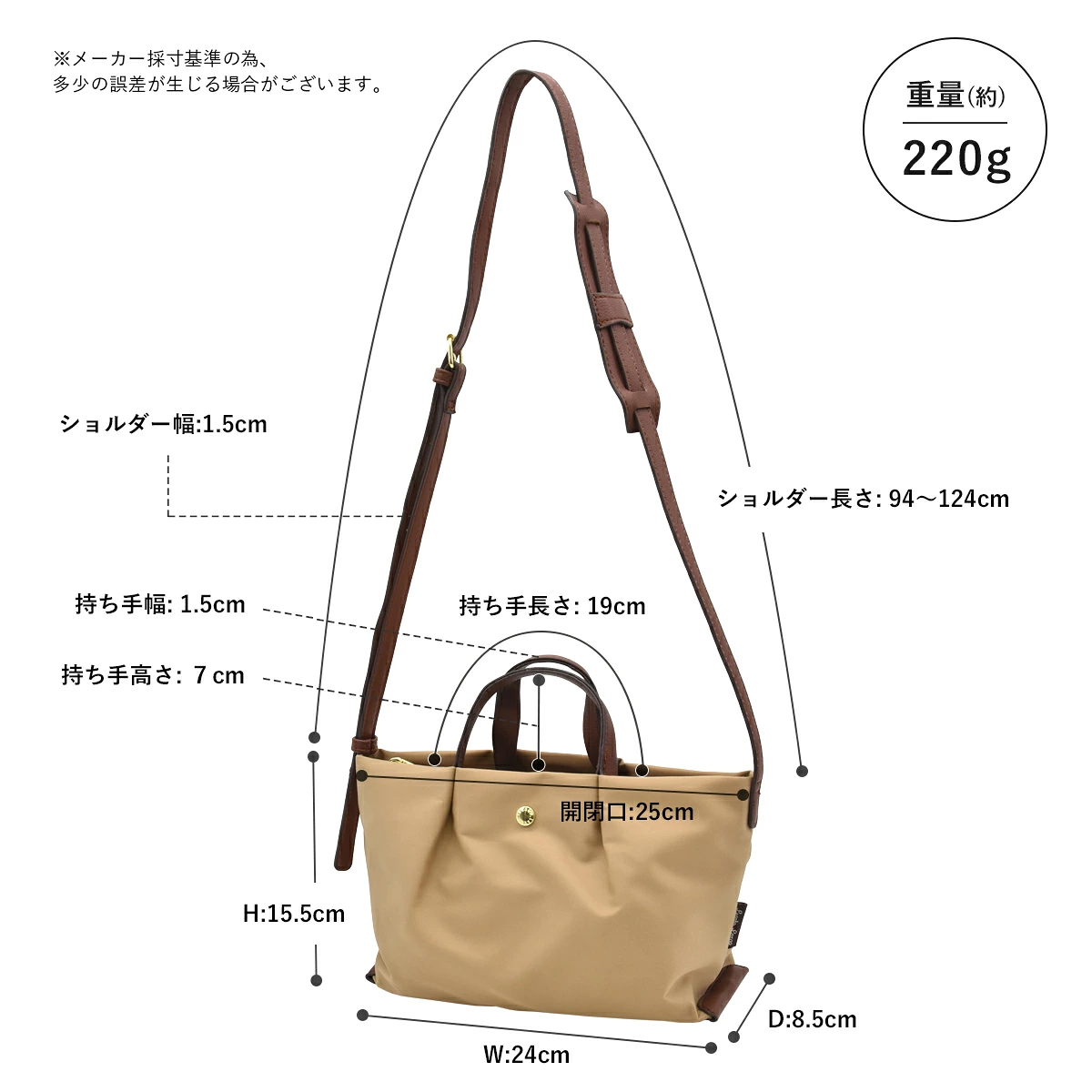 Legato Largo 跣水加工小巧單肩包