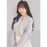 Suyunn（スユン）緞帶蕾絲荷葉邊連帽上衣