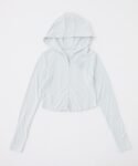 【防紫外線/接觸涼感】Nice Claup刺繡有帽外套