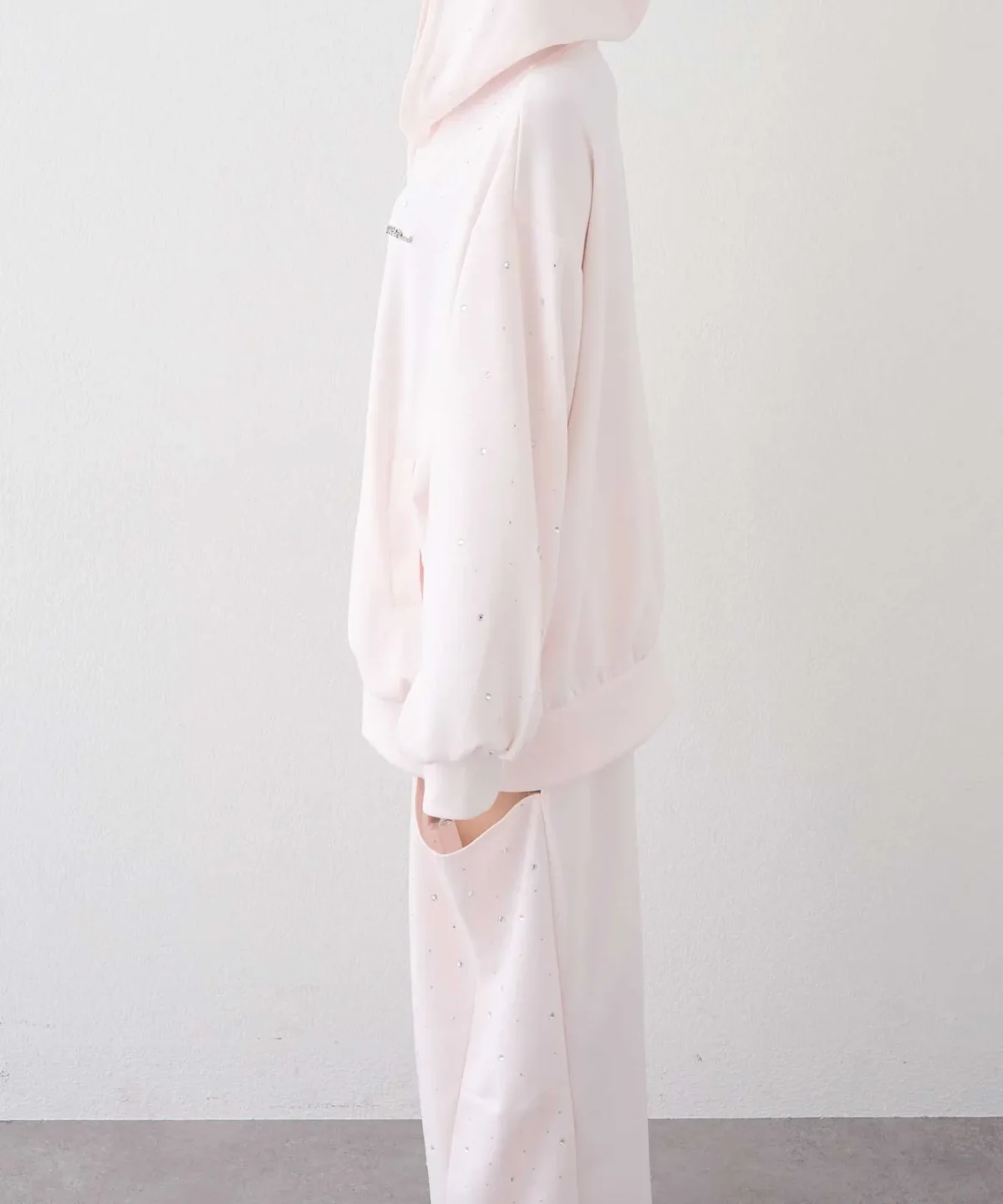 日本限定 【Belle Charme】Twinkle Big Hoodie 粉紅色 現貨