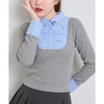 日本直送 【one after another】初秋假兩件恤衫 レイヤードトップス 現貨