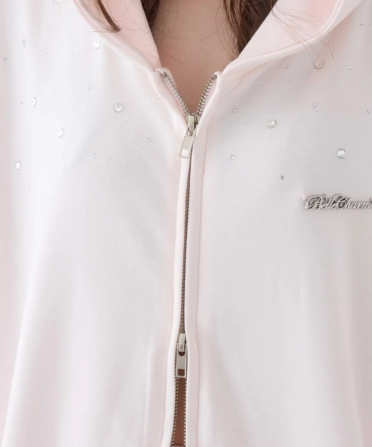日本限定 【Belle Charme】Twinkle Big Hoodie 粉紅色 現貨