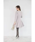 tocco closet きらきらストーン×ビジュー付きリボンボンディングワンピース 蝴蝶結立體閃石彈力修腰連身裙 現貨