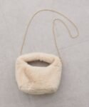 Natural Couture 可拆肩帶人造毛毛袋 バッグ 現貨