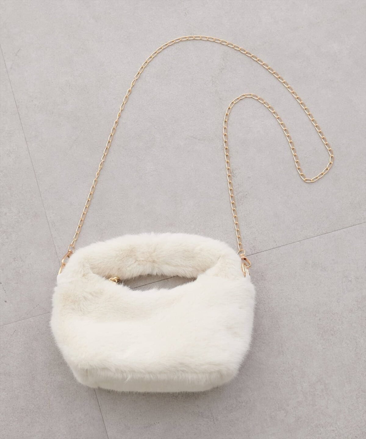 Natural Couture 可拆肩帶人造毛毛袋 バッグ 現貨