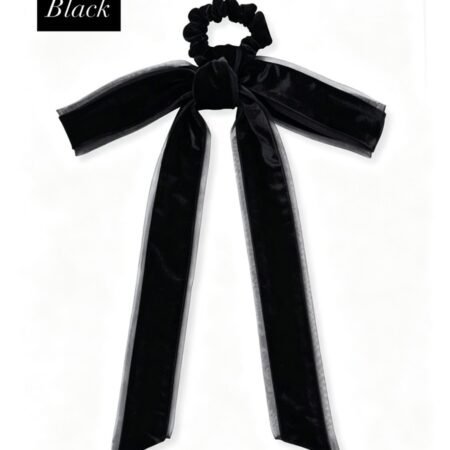 【Wonderland Japan Accessories】日系絲絨蝴蝶結橡筋 Velvet Ribbon Chou Chou