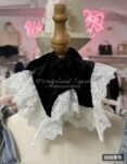 【Wonderland Japan Accessories】日系蕾絲方巾大腸圈