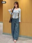 【Snidel】人氣蕾絲花邊針織 Top 外套