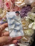 日本製 蝴蝶結 立體蝴蝶 珍珠花花 閃石款 可以重複使用 貼紙頭飾 hair sticker 現貨