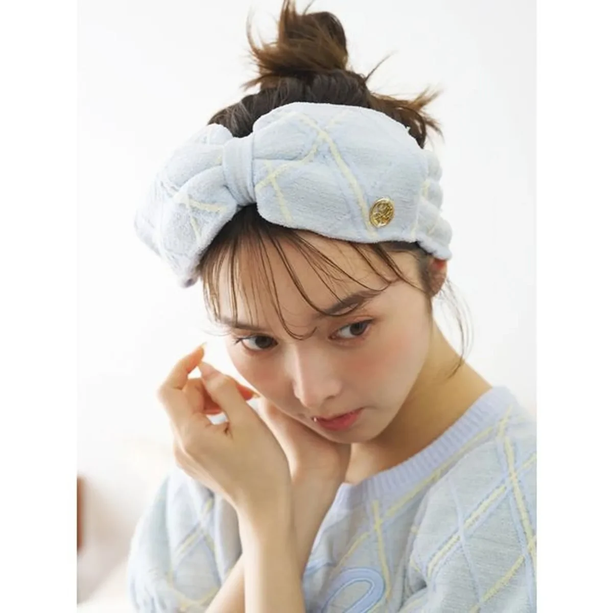 Snidel Home 蝴蝶結頭巾-3色入