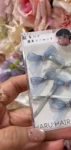 日本製 蝴蝶結 立體蝴蝶 珍珠花花 閃石款 可以重複使用 貼紙頭飾 hair sticker 現貨