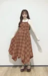 日本 an another angelus 顯瘦彈力直紋針織喱士top Lace-trimmed ribbed knit pullover 現貨